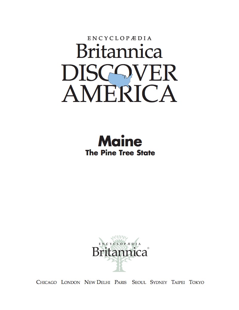Maine: The Pine Tree State book cover