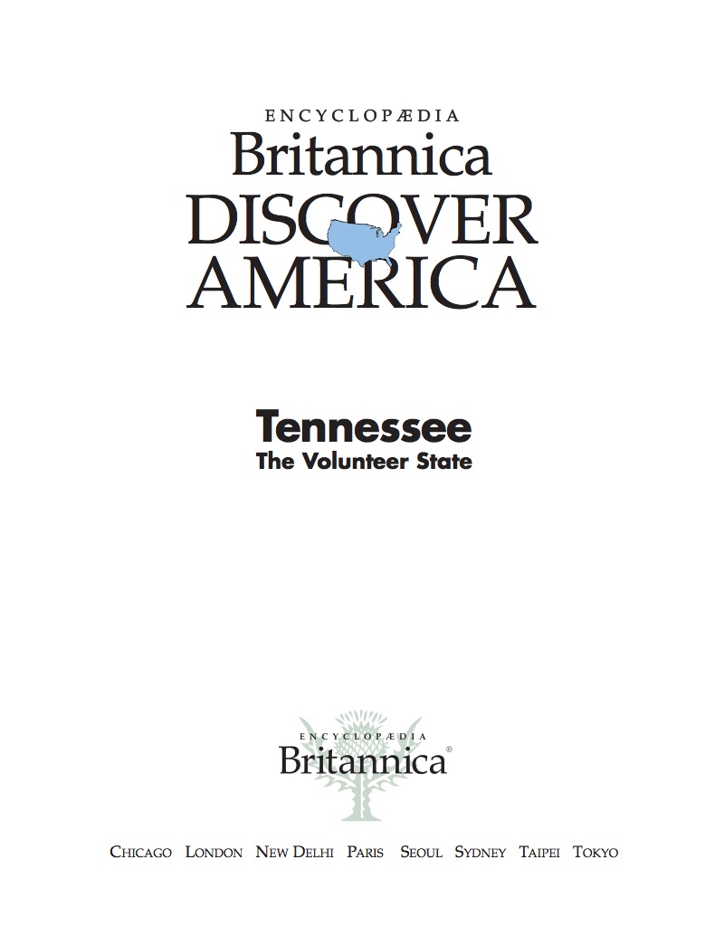 Tennessee: The Volunteer State book cover
