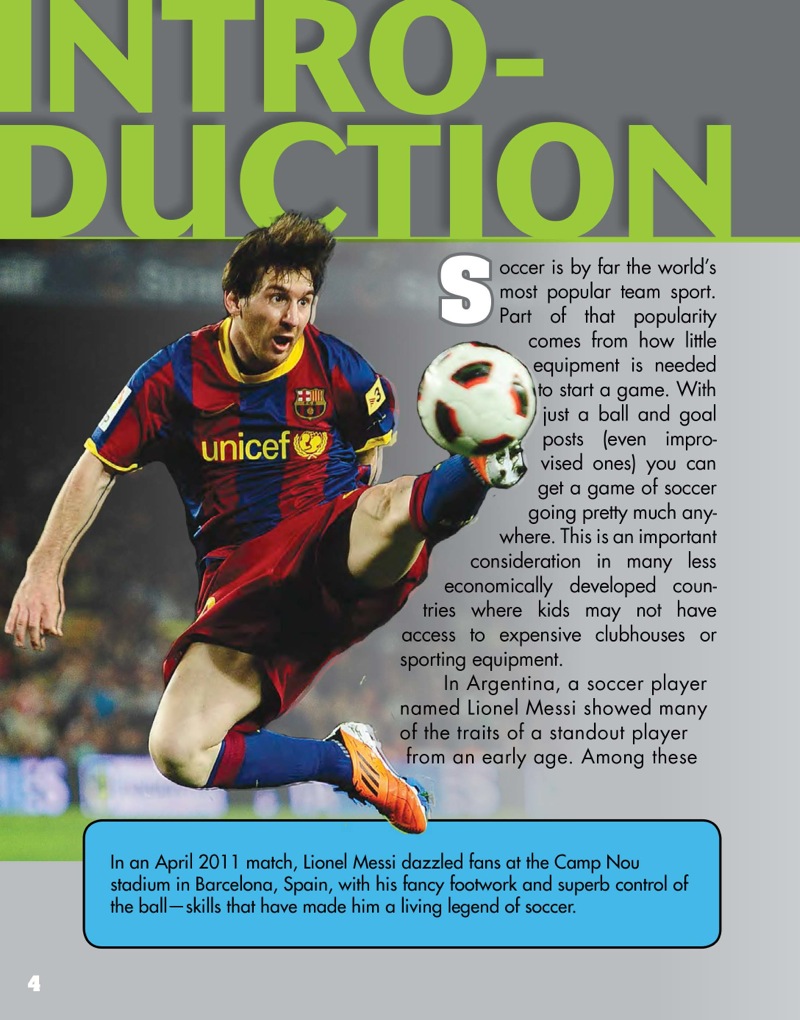 Lionel Messi: Soccer's Top Scorer — page 1
