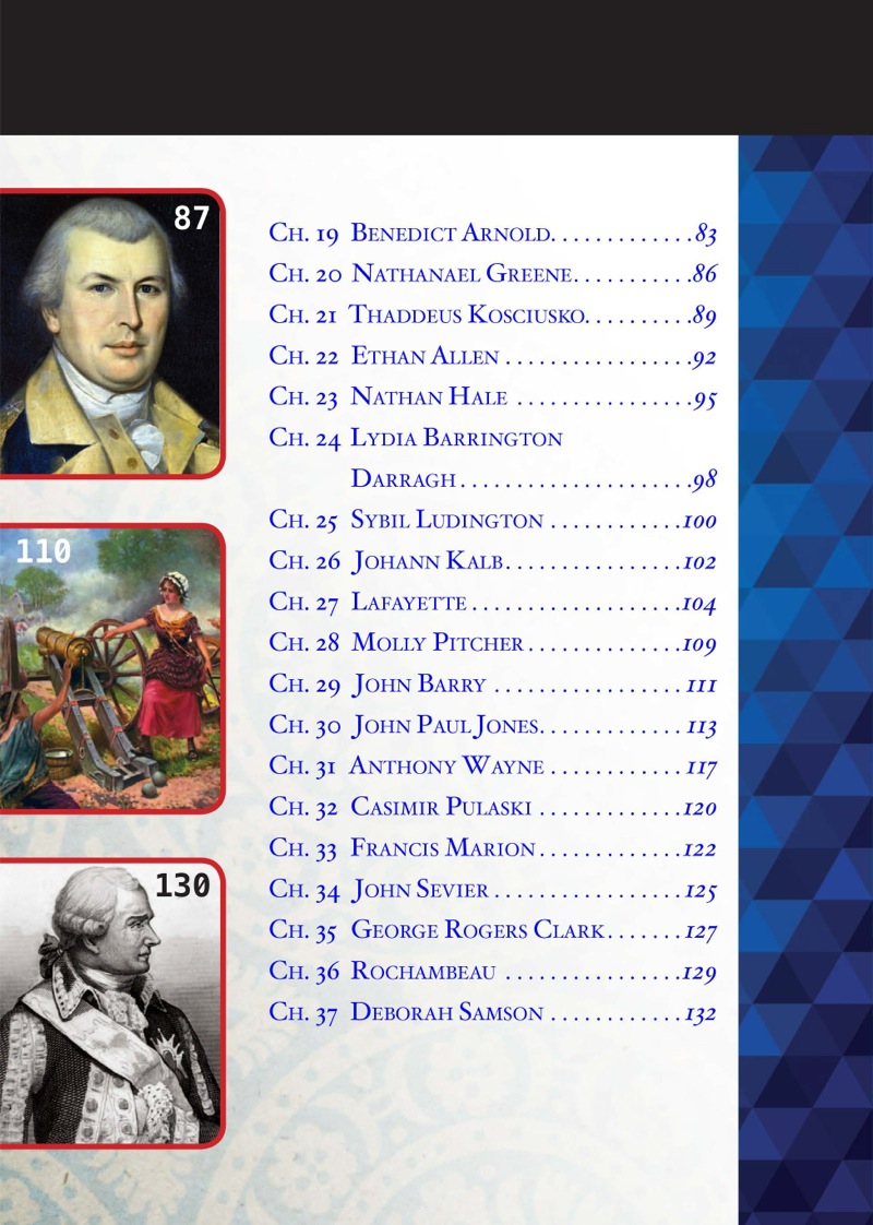 Biographies of the American Revolution — page 1