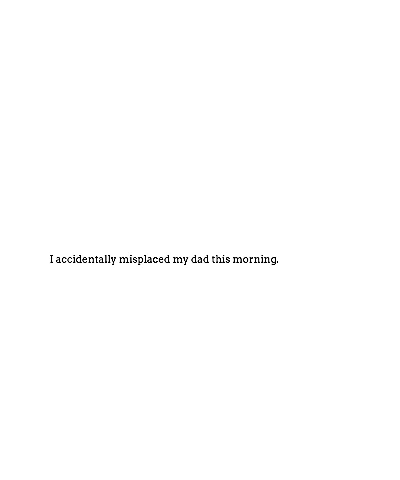 The Bureau of Misplaced Dads — page 1