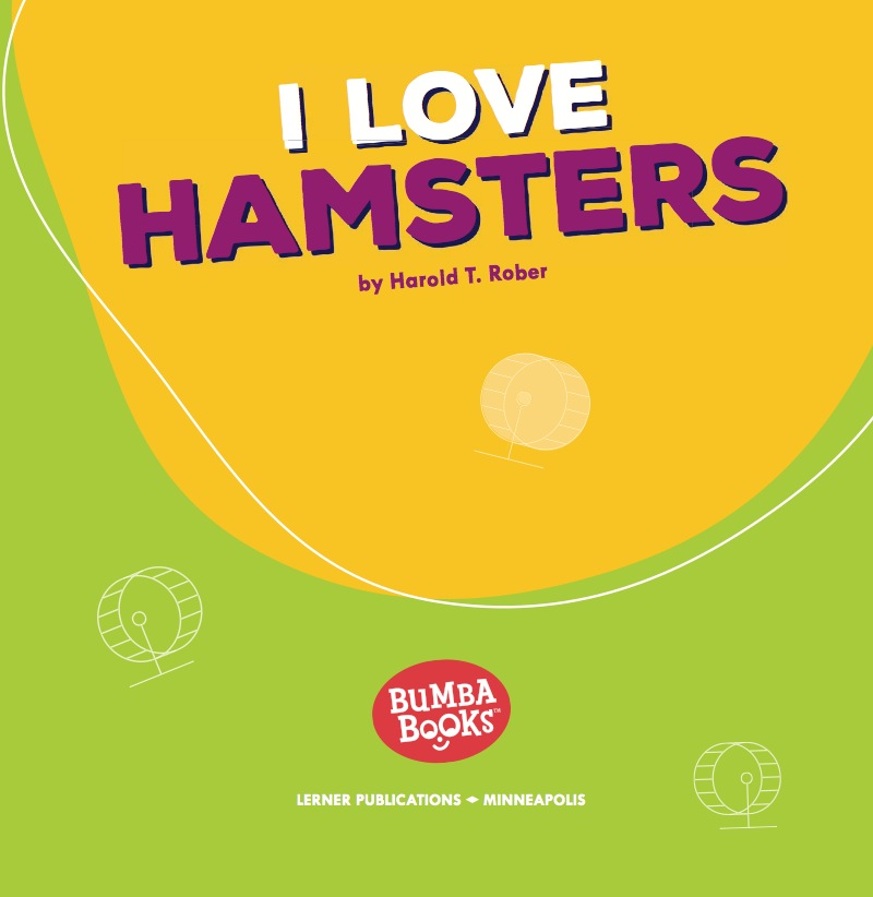 I Love Hamsters book cover
