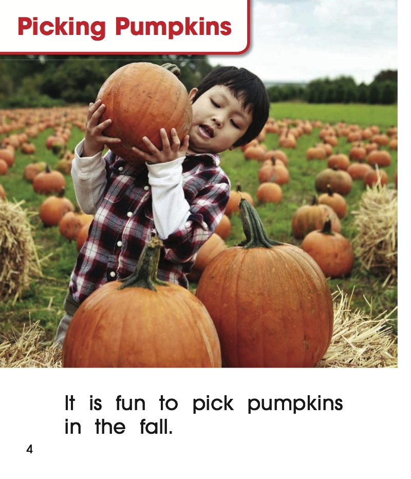 I Pick Fall Pumpkins — page 1