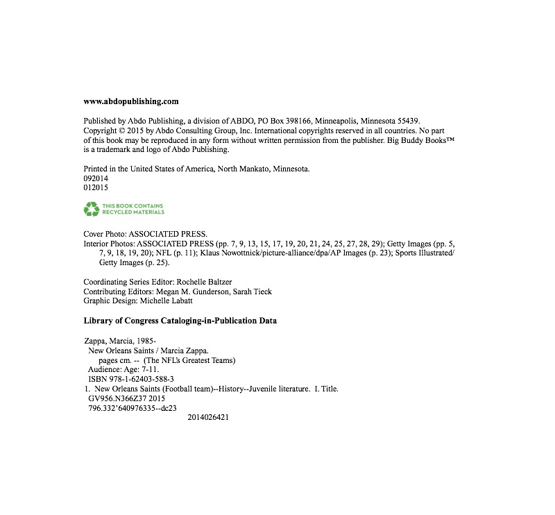 New Orleans Saints — page 1