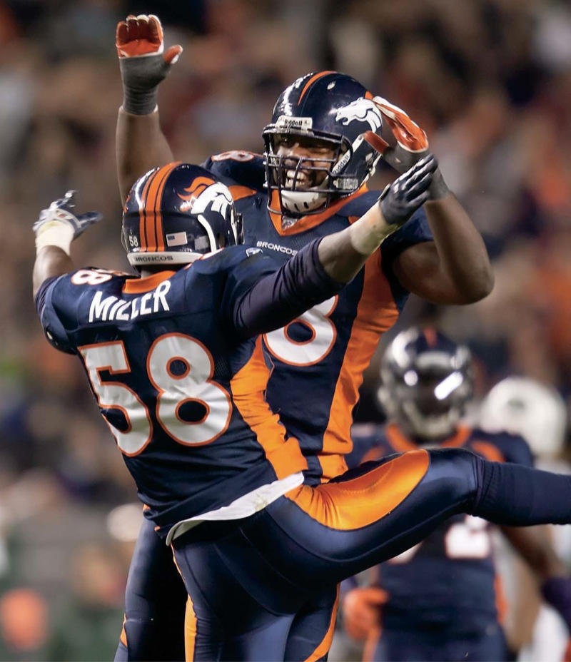 The Denver Broncos — page 1
