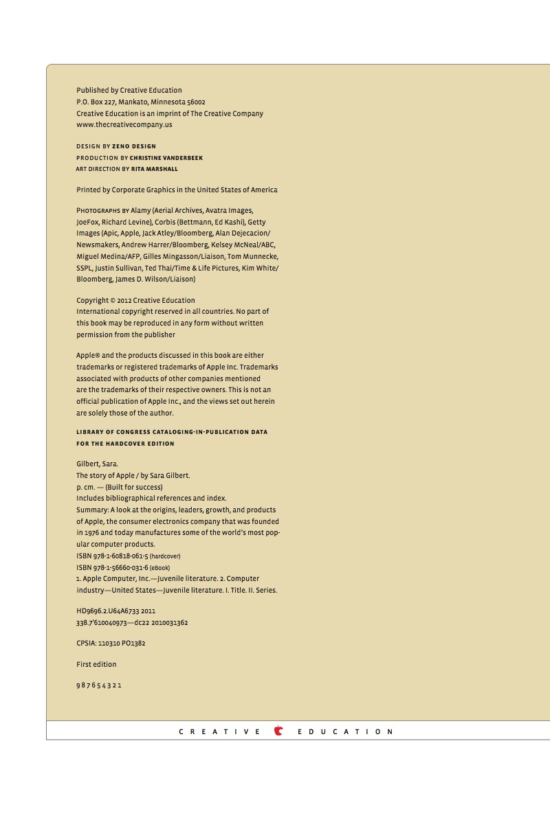 The Story of Apple — page 1