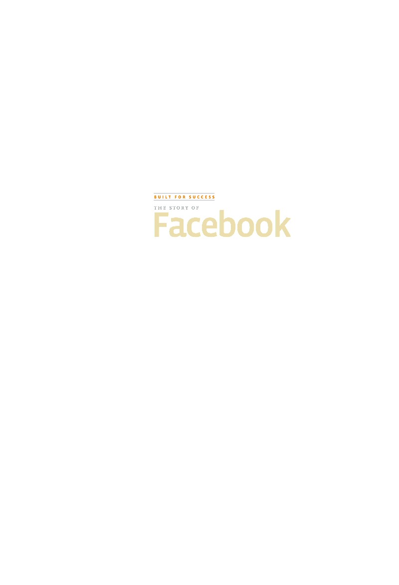 The Story of Facebook book cover