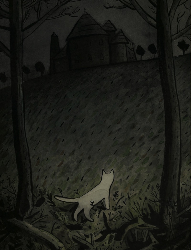The White Cat and the Monk — page 1