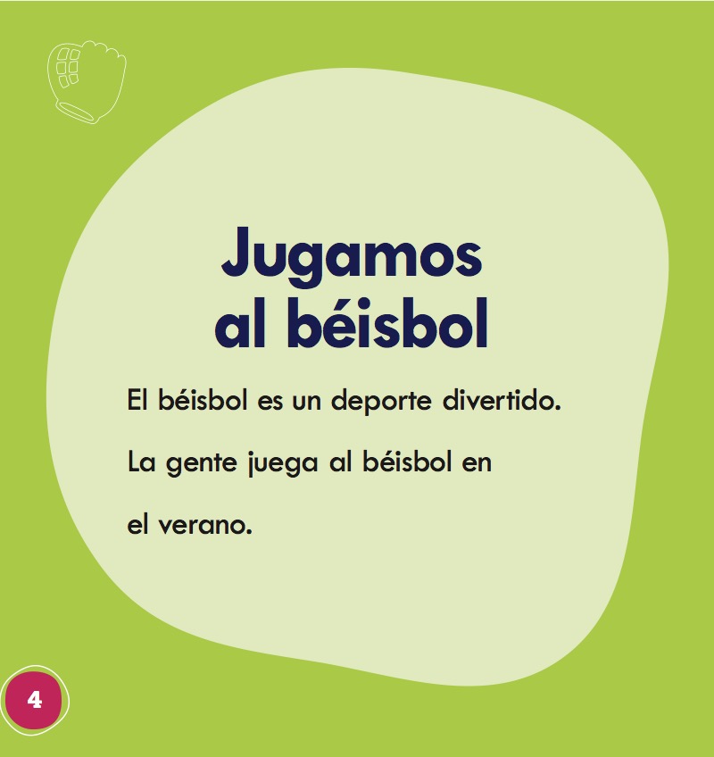 ¡Hora de béisbol! (Baseball Time!) — page 1