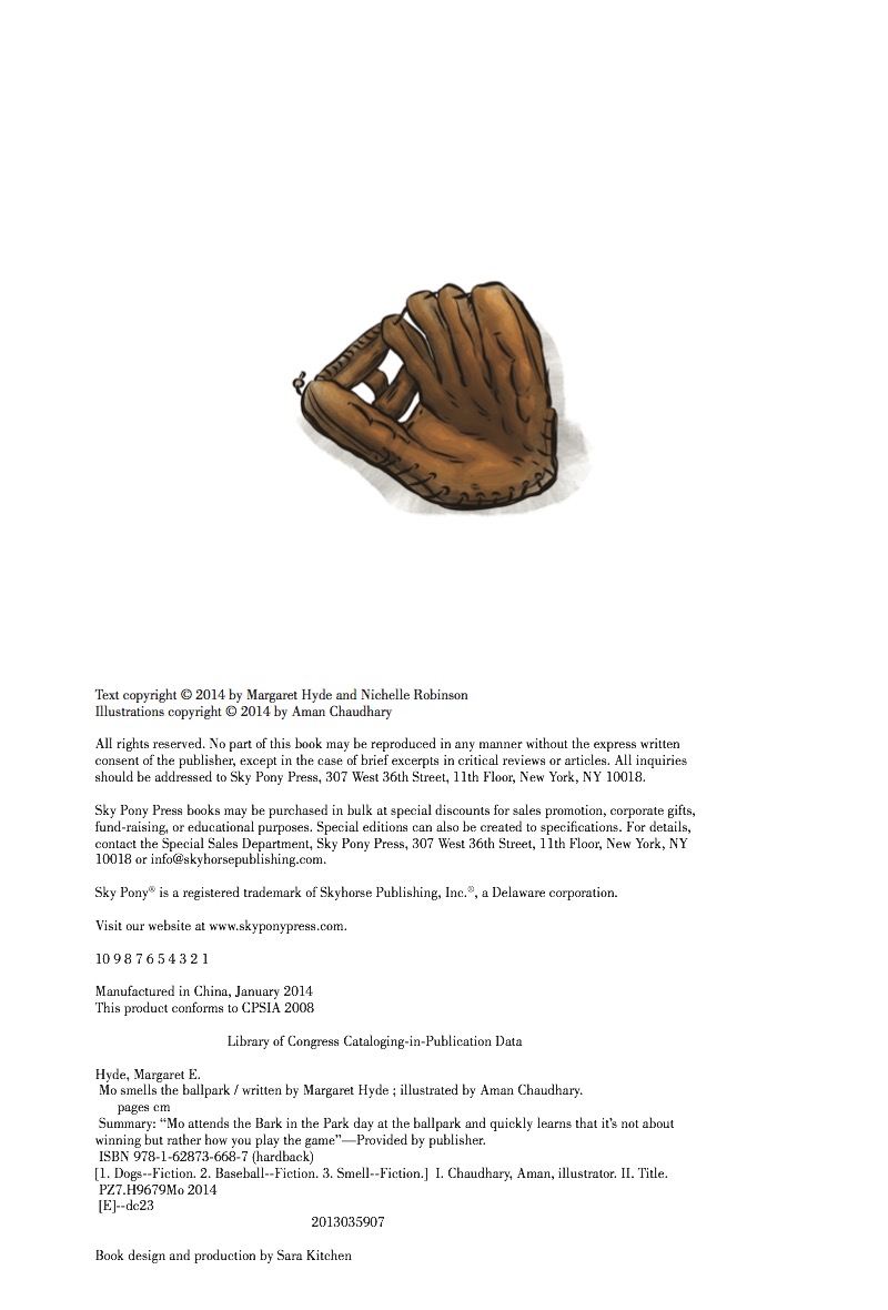 Mo Smells the Ballpark — page 1