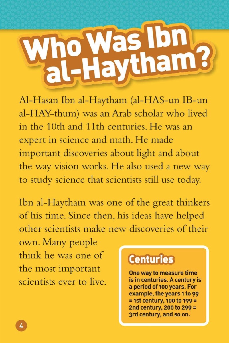 National Geographic Readers: Ibn al-Haytham — page 1