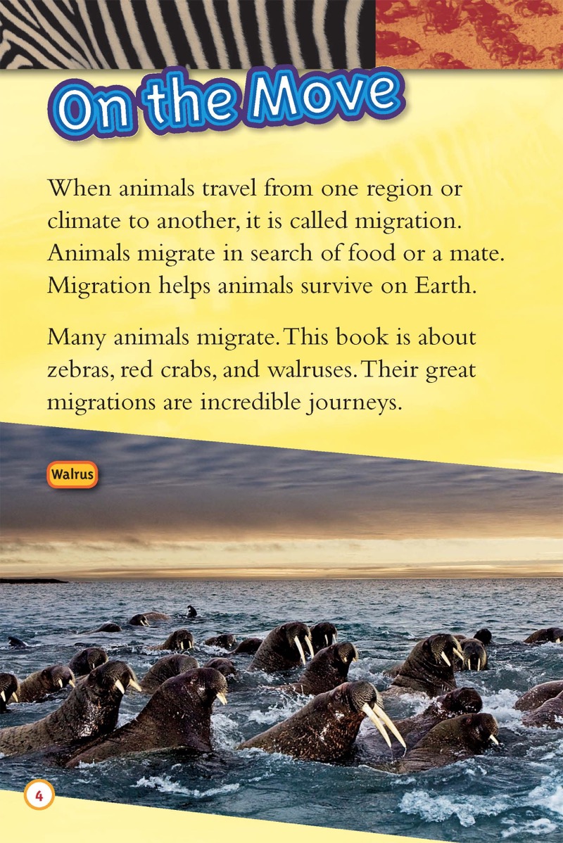 National Geographic Readers: Great Migrations Amazing Animal Journeys — page 1