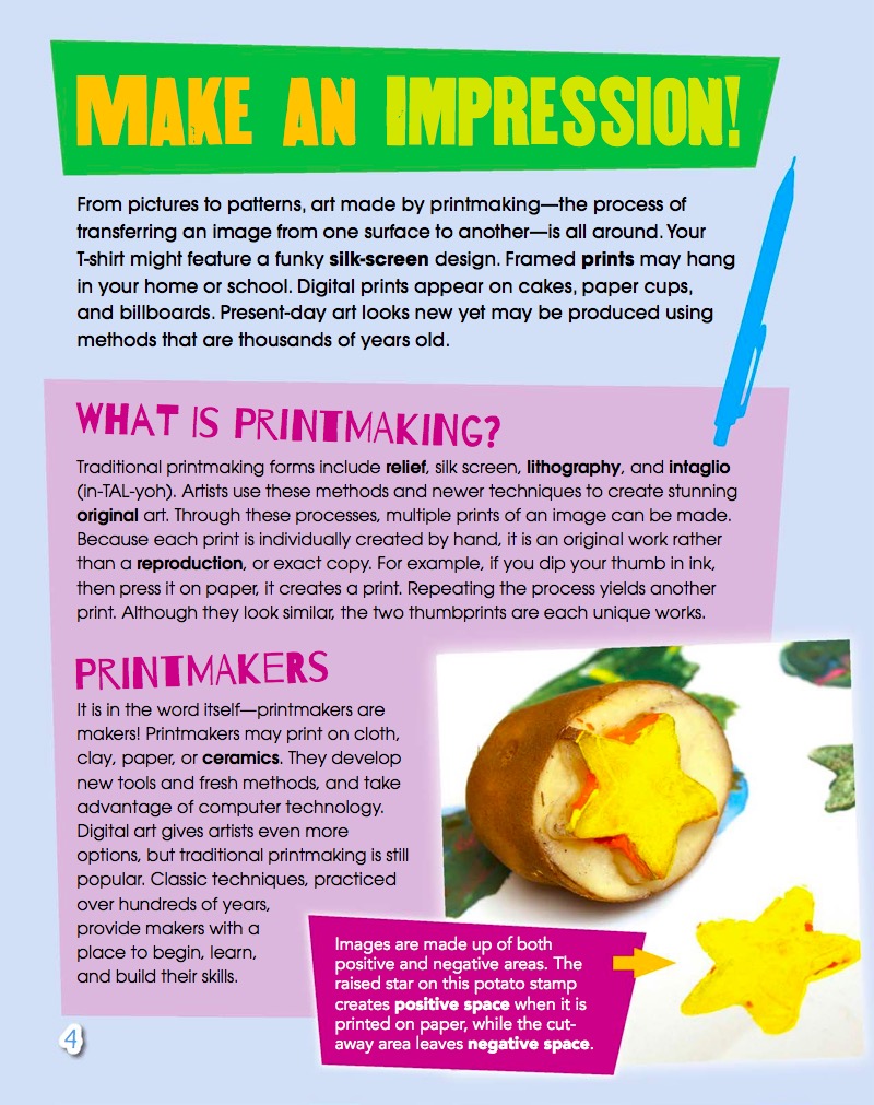 Maker Projects for Kids Who Love Printmaking — page 1