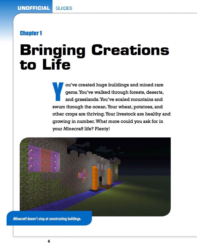 Minecraft: Redstone and Transportation — page 1
