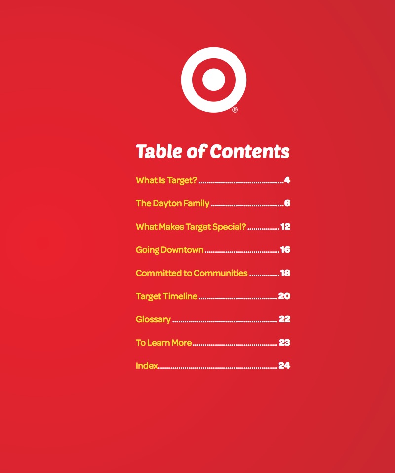 Target book cover