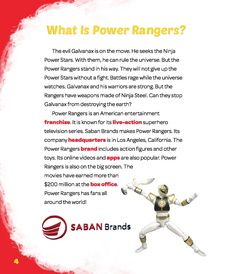 Brands We Know: Power Rangers — page 1