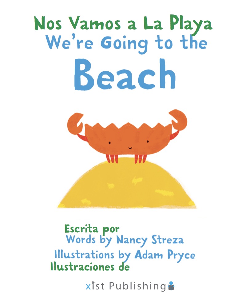 We're Going to the Beach / Nos vamos a la playa book cover