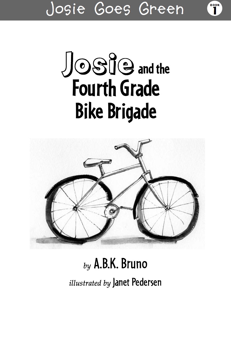 Josie and the Fourth Grade Bike Brigade book cover