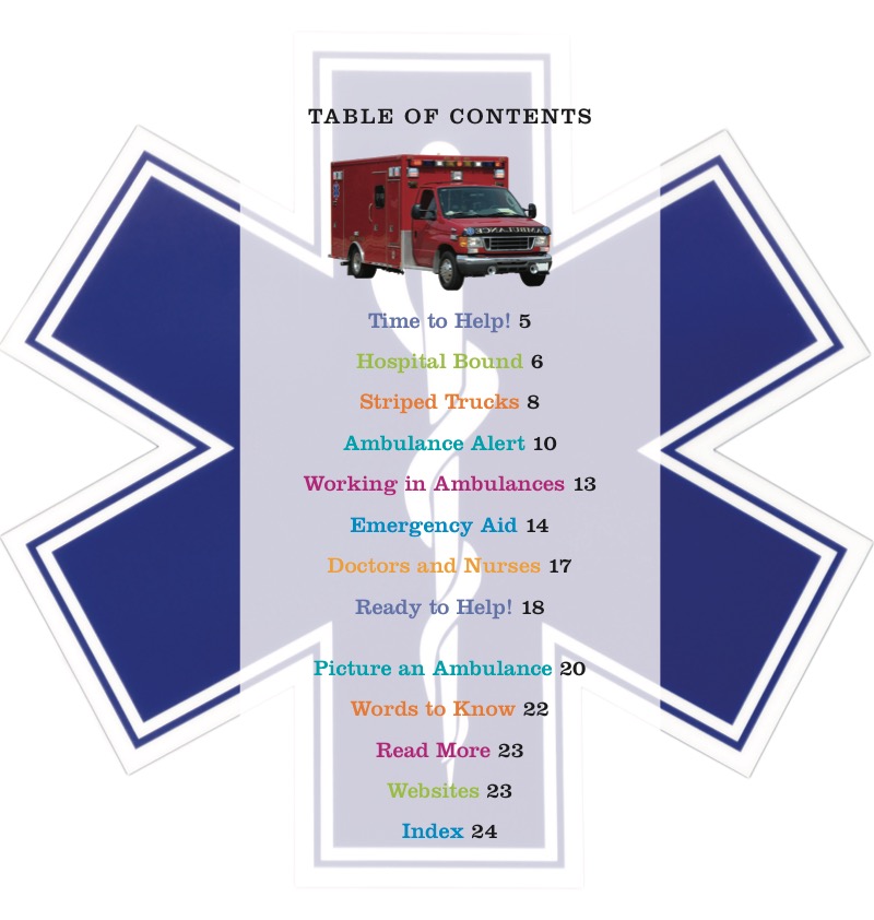 Ambulances book cover