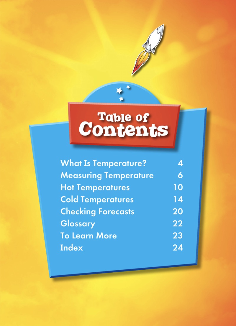Temperature book cover