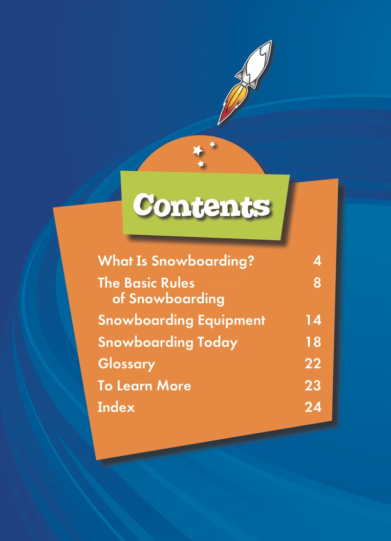 Snowboarding book cover