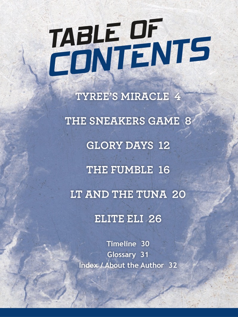 New York Giants book cover