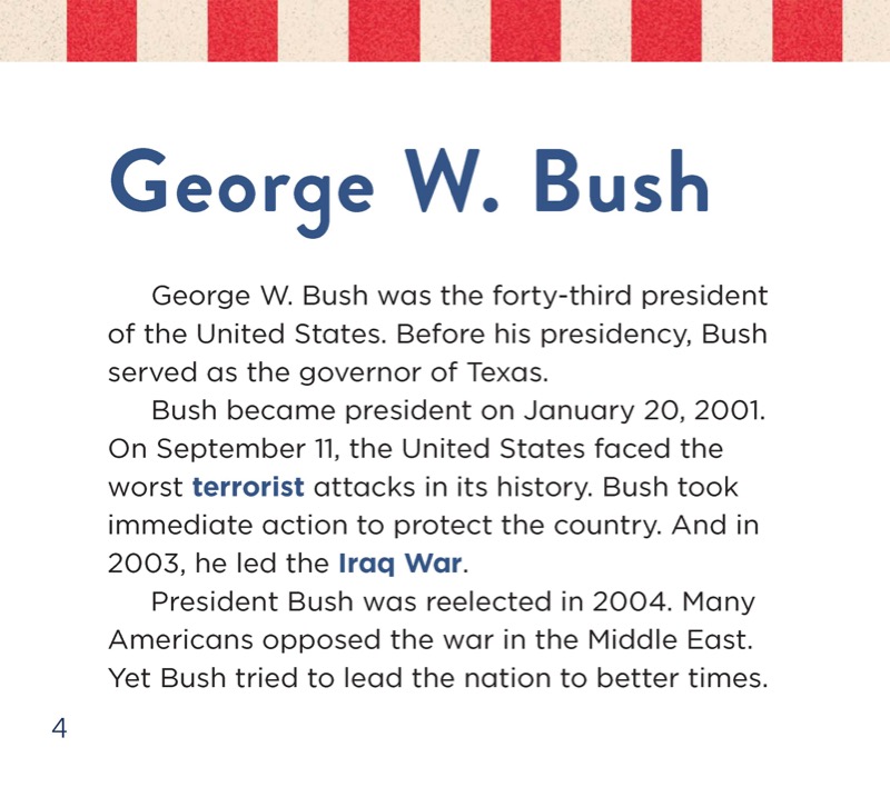 George W. Bush — page 1
