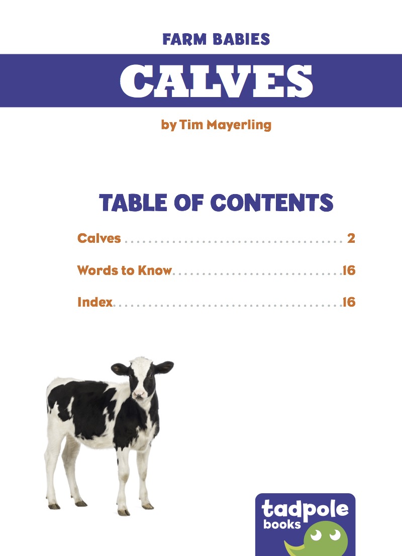 Calves book cover