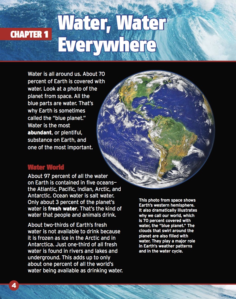 Earth’s Water Cycle — page 1