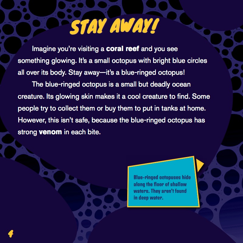 Look Out for the Blue-Ringed Octopus! — page 1
