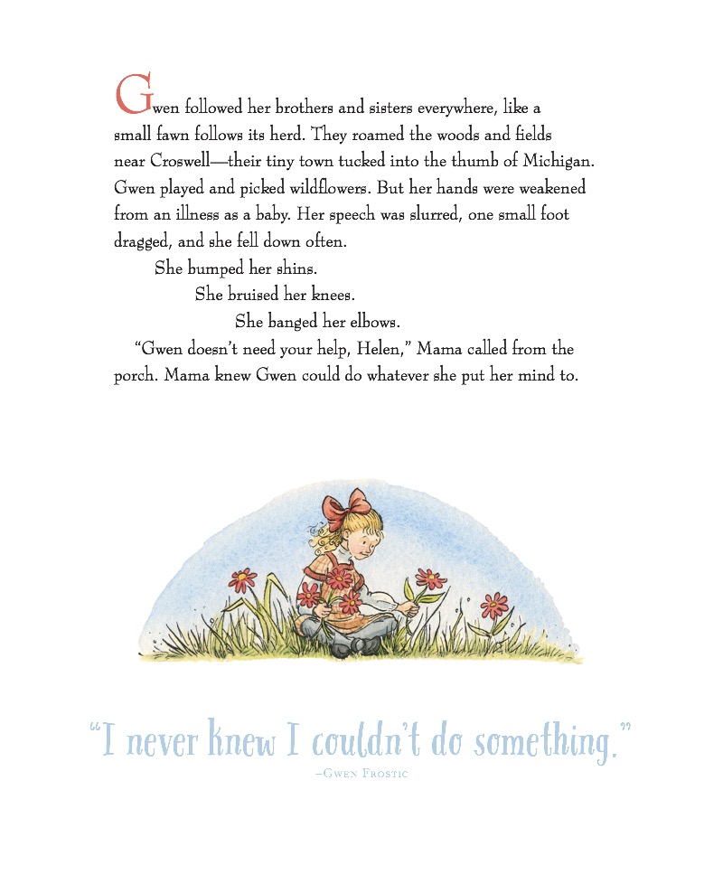 Nature's Friend: The Gwen Frostic Story — page 1