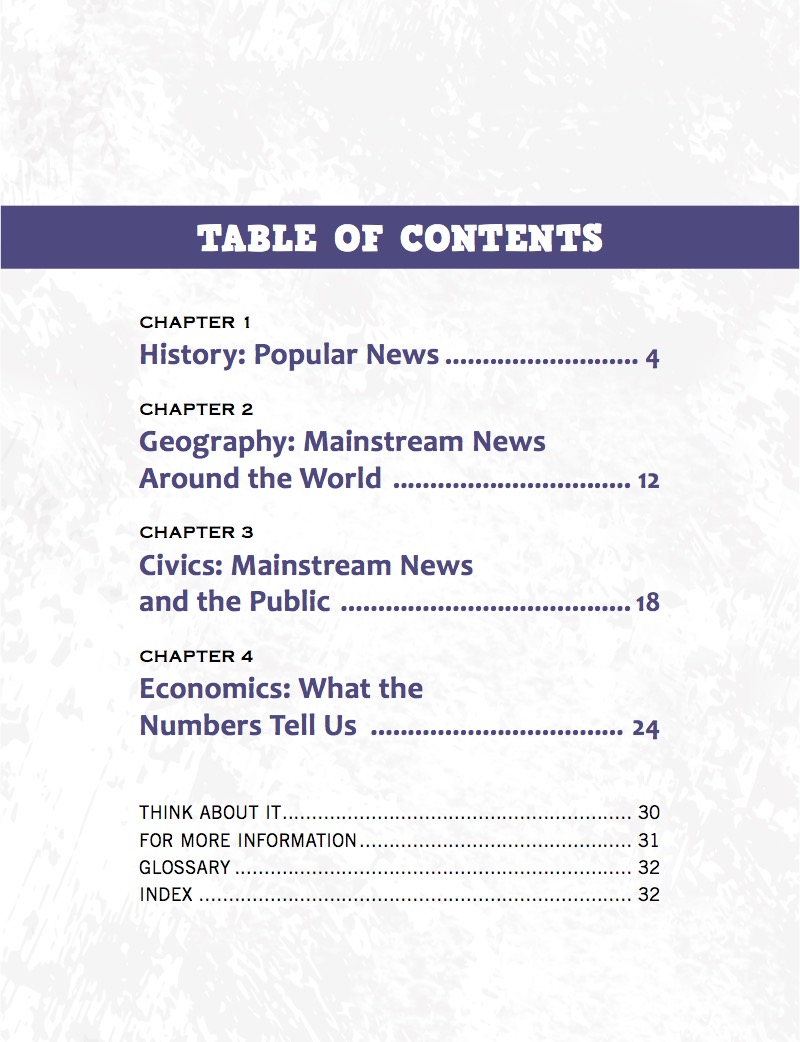 Mainstream News book cover