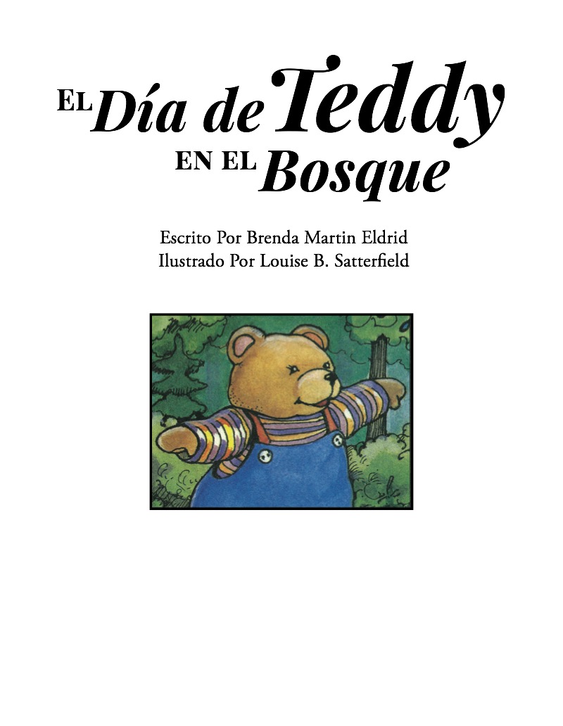 El Día de Teddy en el Bosque book cover