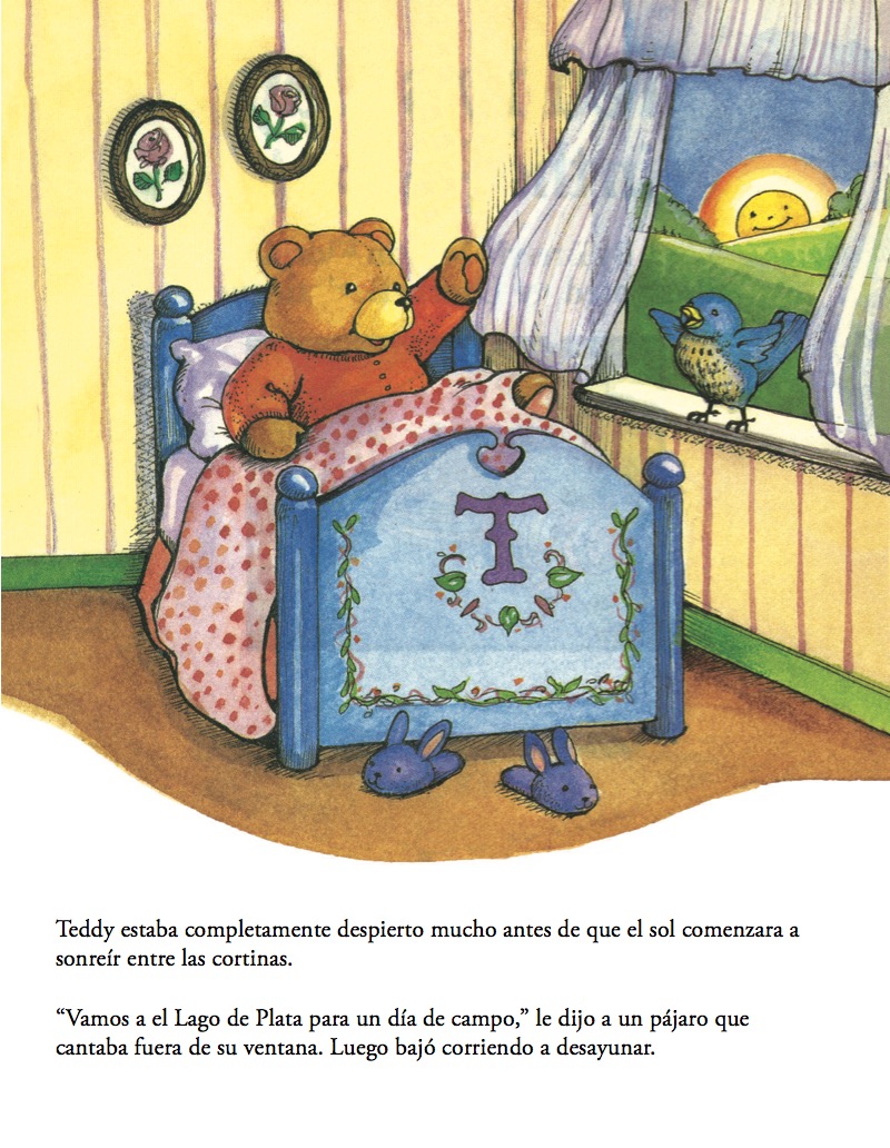 El Día de Teddy en el Bosque — page 1