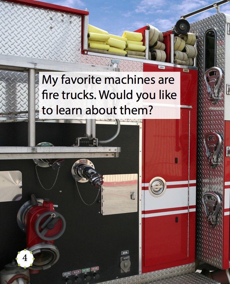 My Favorite Machine: Fire Trucks — page 1