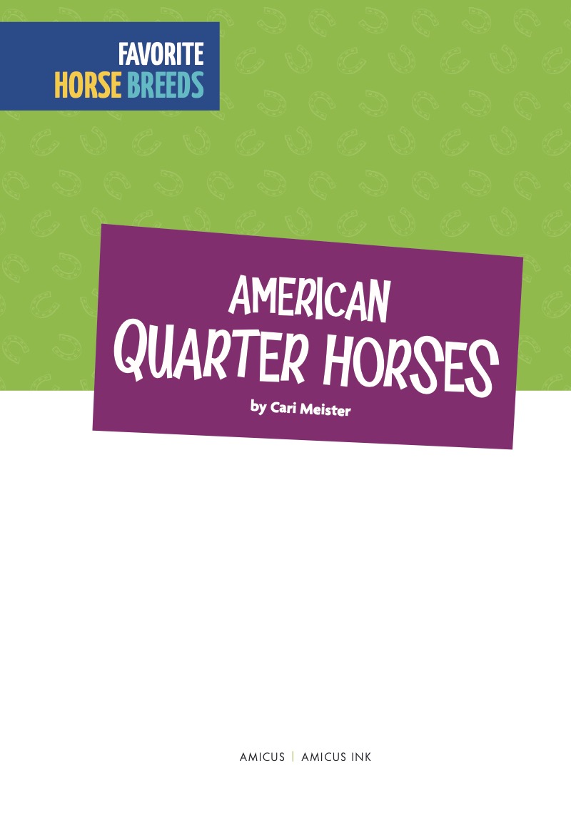 American Quarter Horses book cover