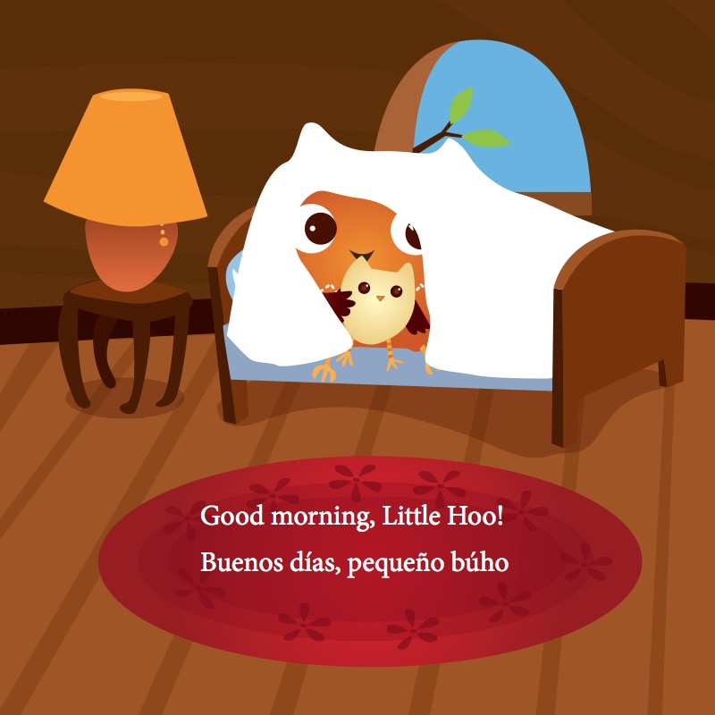 Little Hoo goes to school / El pequeño búho va a la escuela — page 1