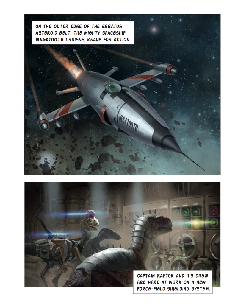 Captain Raptor and the Perilous Planet — page 1
