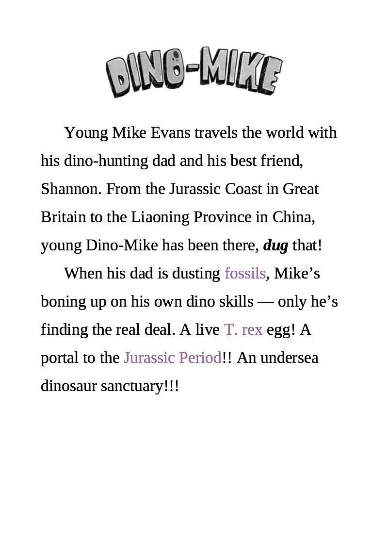 Dino-Mike and the Lunar Showdown — page 1