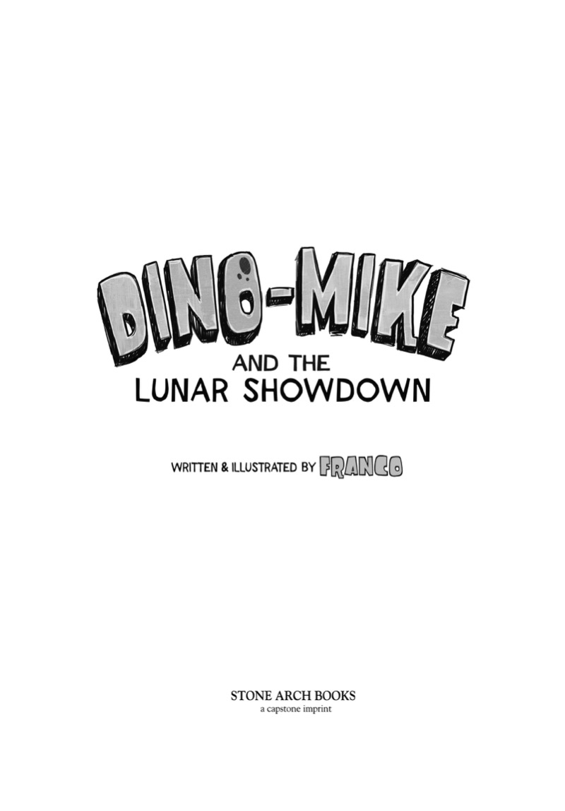 Dino-Mike and the Lunar Showdown book cover