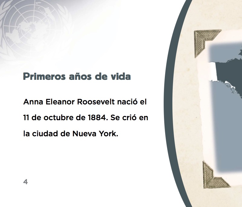 Eleanor Roosevelt: Primera dama estadounidense — page 1