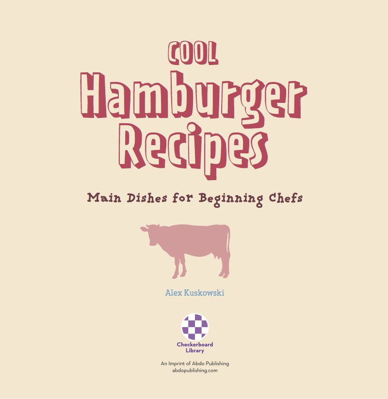 Cool Hamburger Recipes: Main Dishes for Beginning Chefs book cover