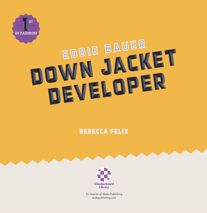 Eddie Bauer: Down Jacket Developer book cover