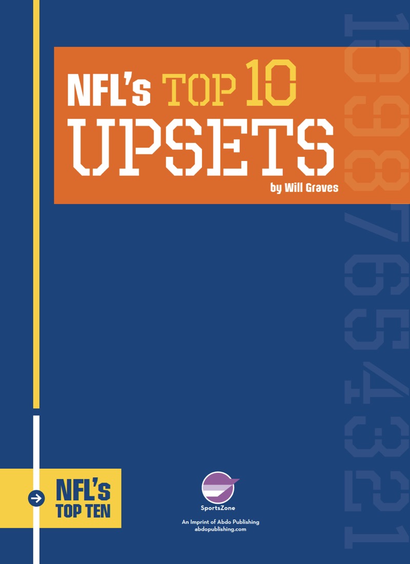 NFL's Top 10 Upsets book cover
