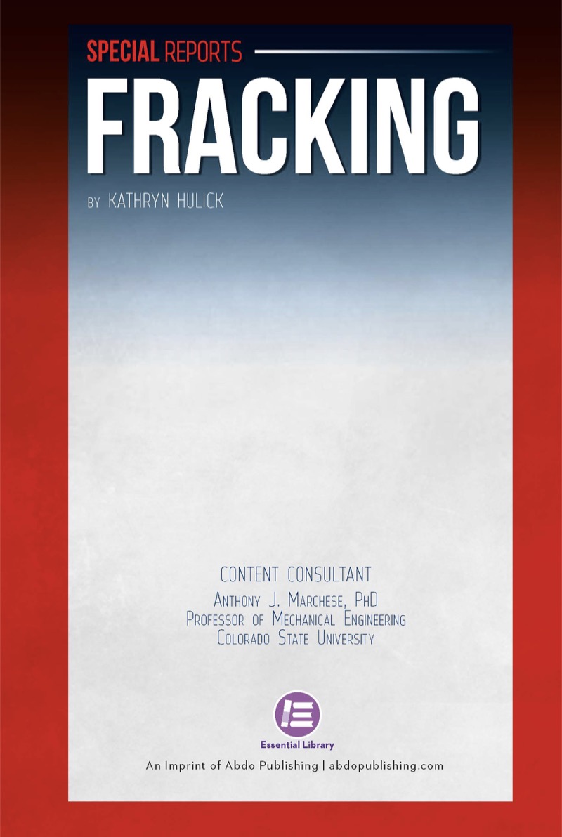 Fracking book cover