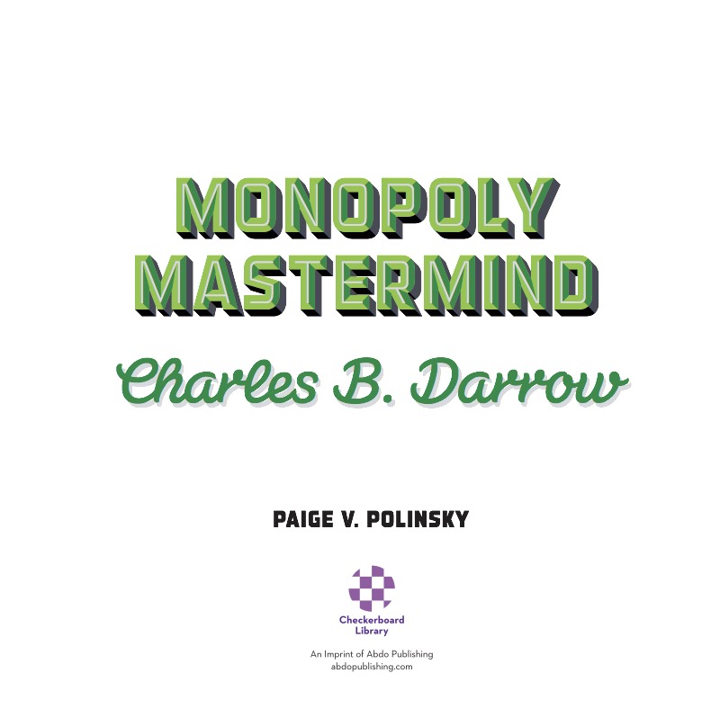 Monopoly Mastermind: Charles B. Darrow book cover