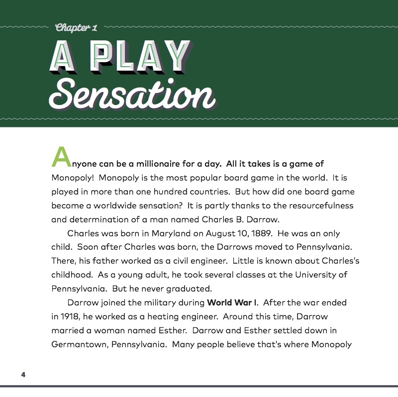 Monopoly Mastermind: Charles B. Darrow — page 1