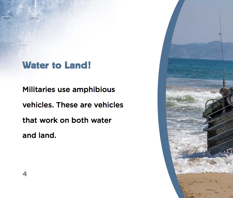 Military Amphibious Vehicles — page 1