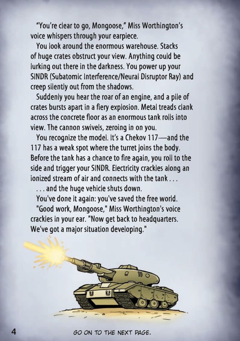 Agent Mongoose and the Attack of the Giant Insects (Twisted Journeys) — page 1