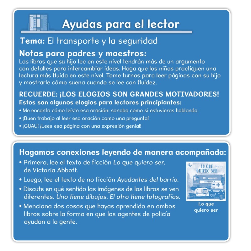 Ayudantes del barrio: Neighborhood Helpers — page 1